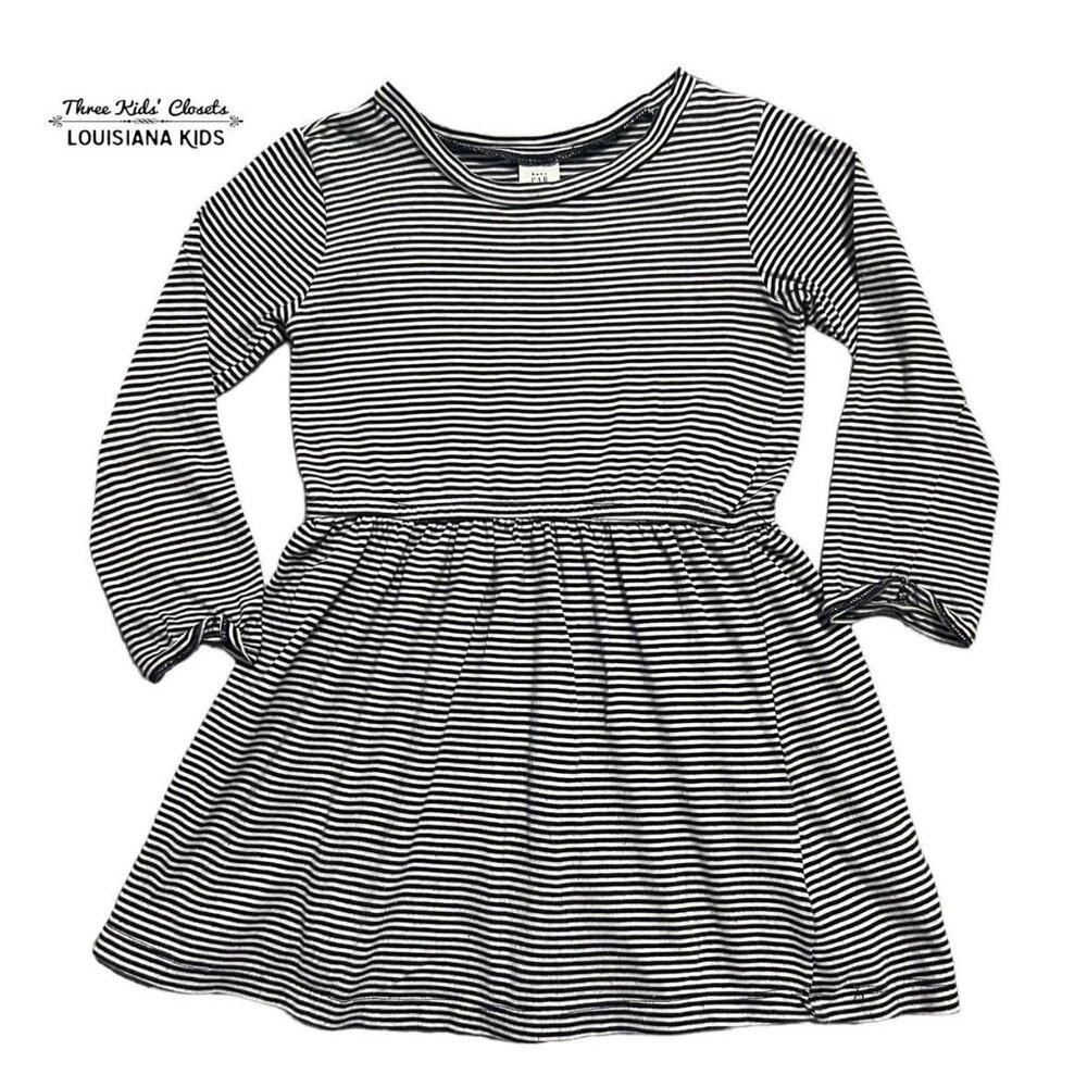Baby Gap 3Y Striped Knit Dress